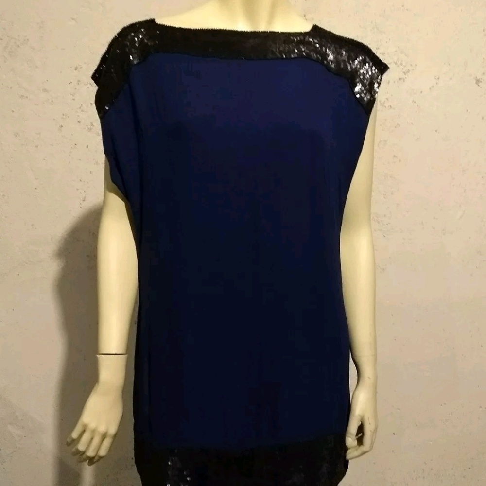 French Connection Silk Shift Dress Size 10